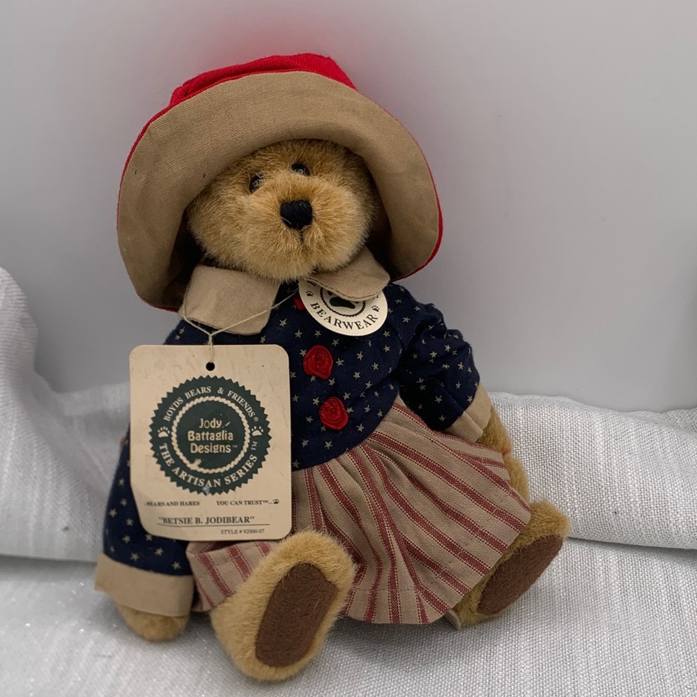 American 🇺🇸 Boyds Bears Plush Jody battaglia designs NWT